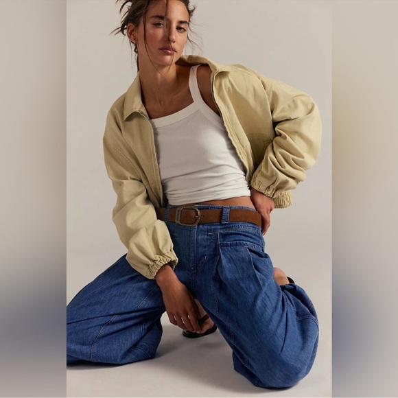 NWOT Free People Palm Royale Balloon Jeans Size 28 - Picture 4 of 7